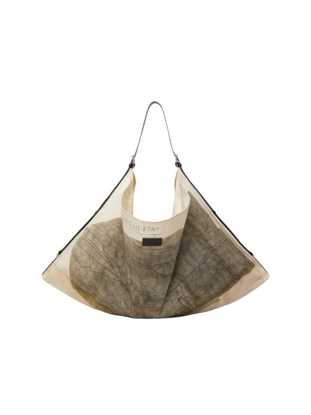 LEMAIRE Off-White Flag Tote